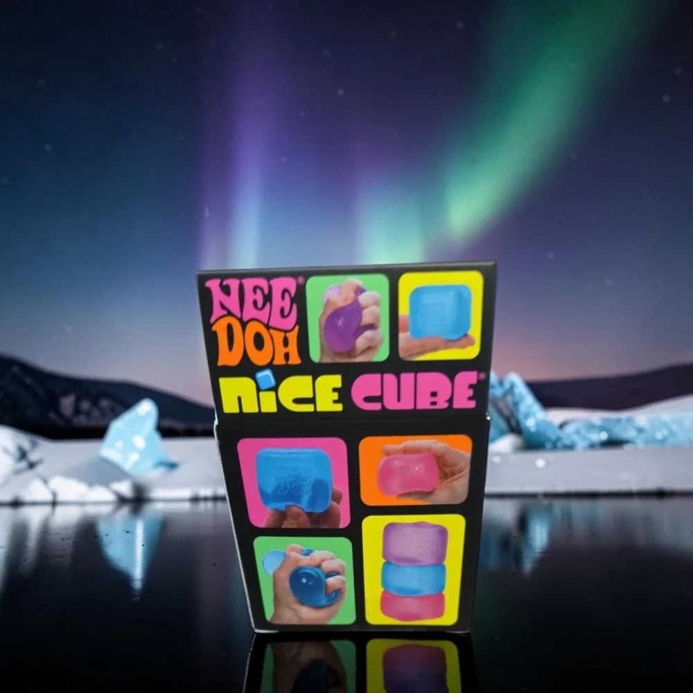 Schylling NeeDoh Purple Nice Cube